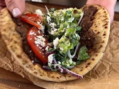 Greek Smashed Pita