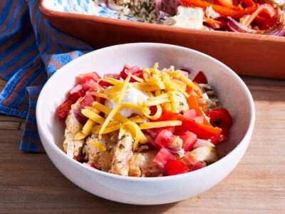 Chicken Fajita Rice Casserole