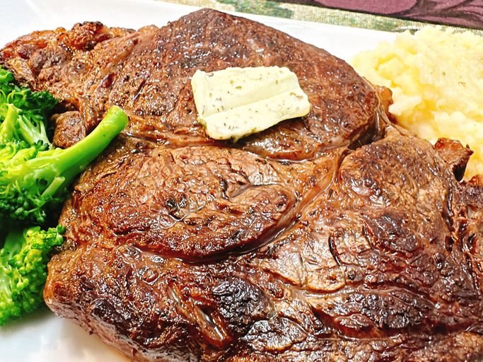 Butter Basted Rib Eye Steak