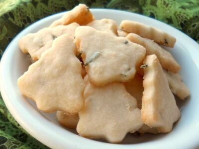 Rosemary Shortbread Cookies