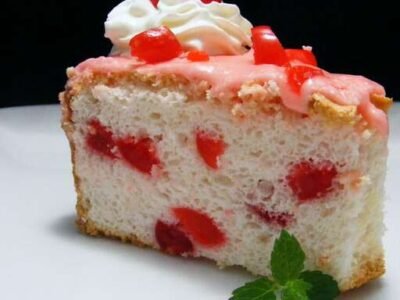 Cherry Angel Food Cake