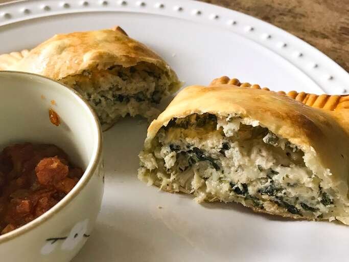 Unbelievable Spinach Calzones