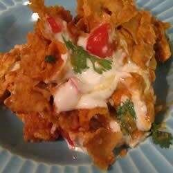 Chicken Chilaquiles Casserole