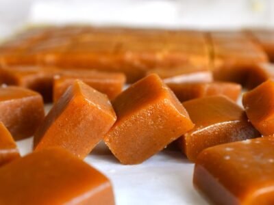 Salted Pumpkin Caramels