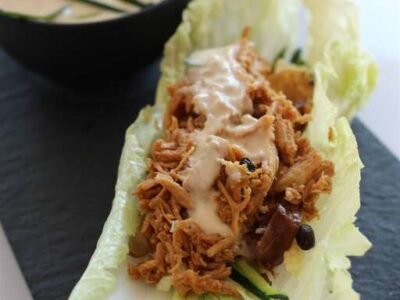 Easy Chicken Lettuce Wraps