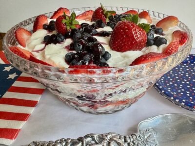 Easy Red, White, and Blue Trifle