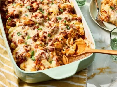 Unstuffed Shells Pasta Bake