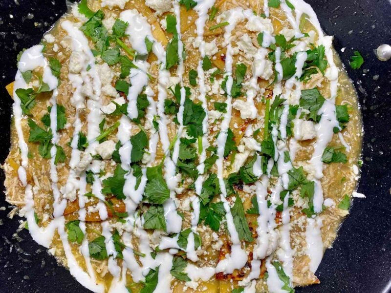 Chicken Chilaquiles Verdes