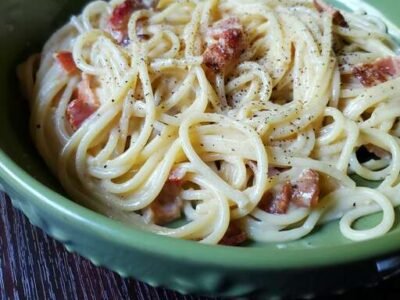 Italian Carbonara with Bacon