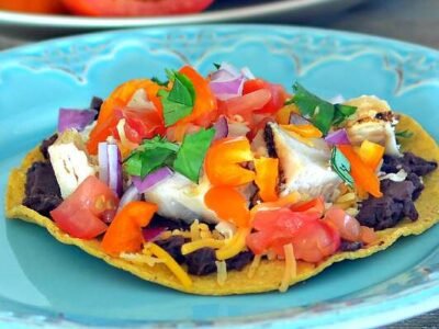 Chicken Tostadas