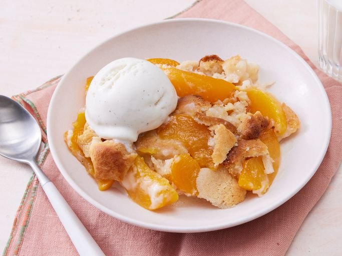 Bisquick Peach Cobbler