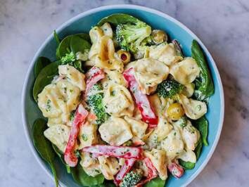 Pesto Tortellini Salad