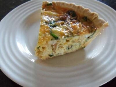 Spinach Quiche with Chicken