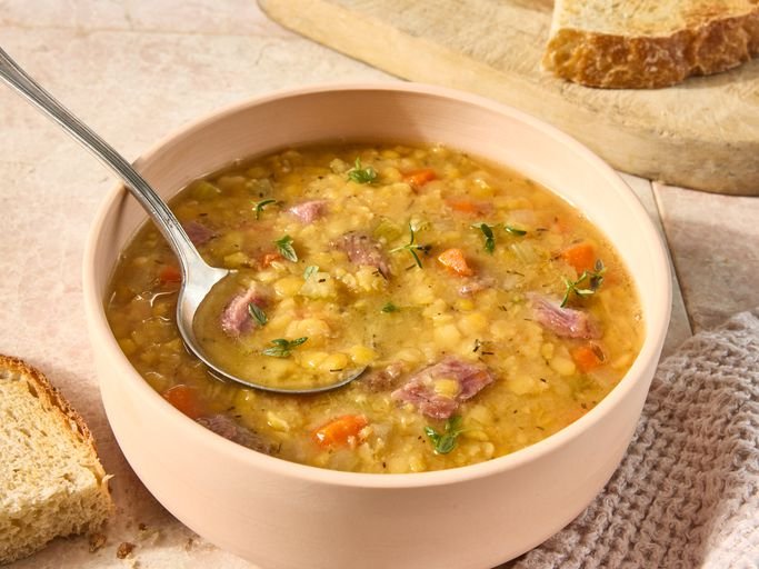 Canadian Yellow Split Pea Soup with Ham