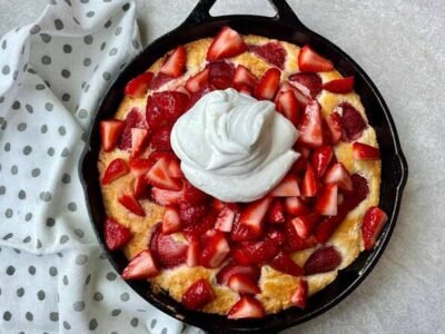 Skillet Strawberry Shortcake