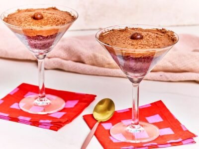 No Bake Espresso Martini Cheesecakes