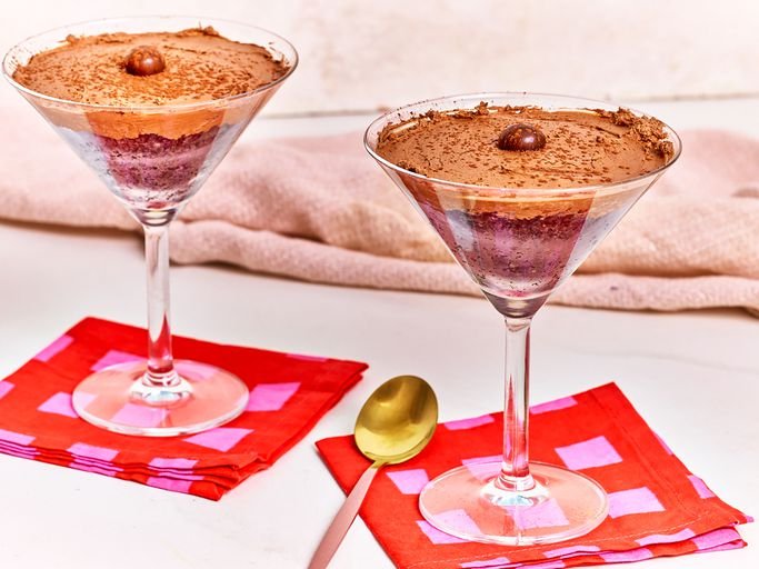 No Bake Espresso Martini Cheesecakes