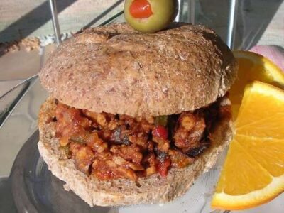 Barbeque Tempeh Sandwiches