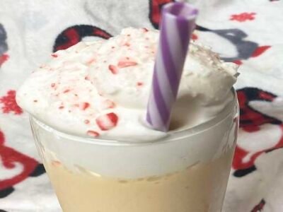 Peppermint Eggnog Milkshake