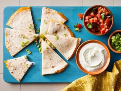 2-Minute Cheese Quesadillas