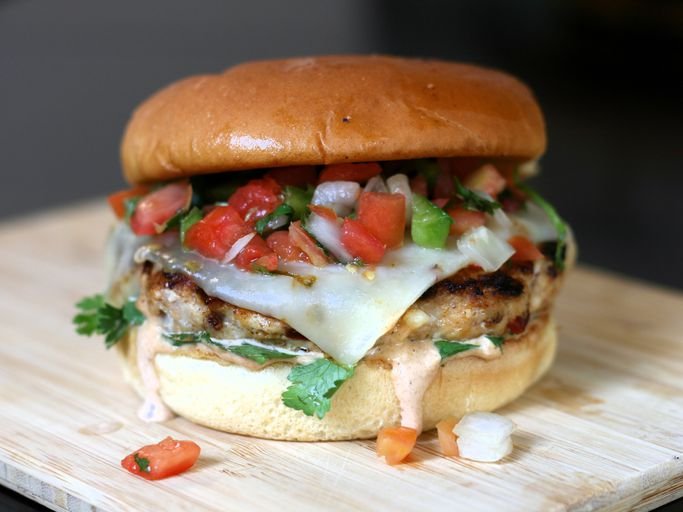 Chipotle Chicken Burgers