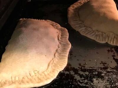 Sausage, Spinach, and Ricotta Calzone