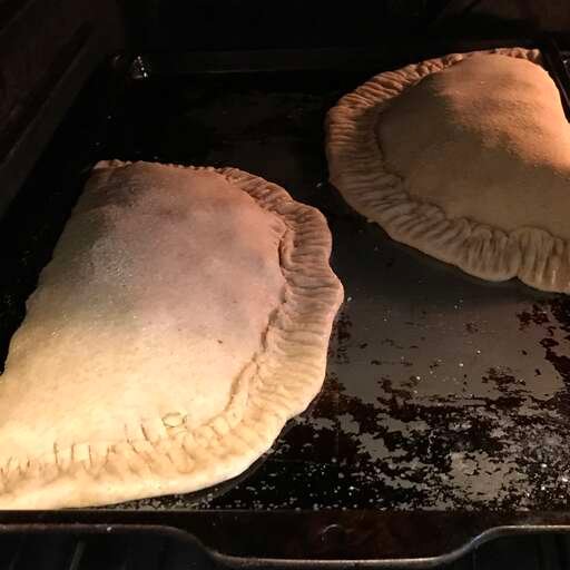 Sausage, Spinach, and Ricotta Calzone