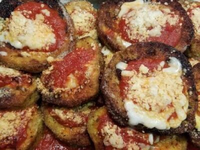 Quick Eggplant Parmesan