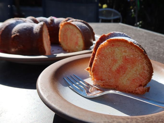 Rose Petal Pound Cake