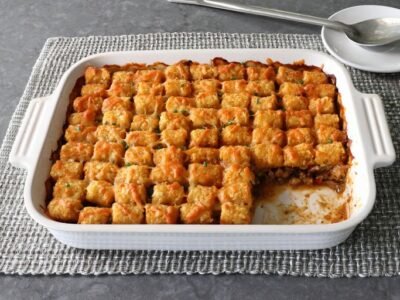 Turkey Tater Tot Hot Dish