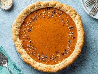 Pumpkin Tahini Pie