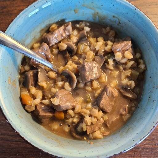 Beef Mushroom Barley Soup