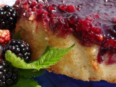 Blackberry Upside-Down Cake